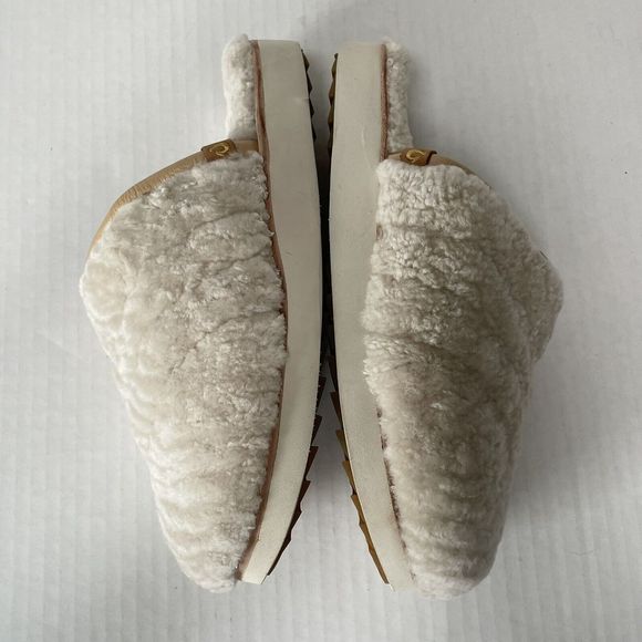 Olukai Womans Pupu Mua Slippers Slip On Shoes Genuine Shearling Leather Trim 10 - Picture 3 of 11